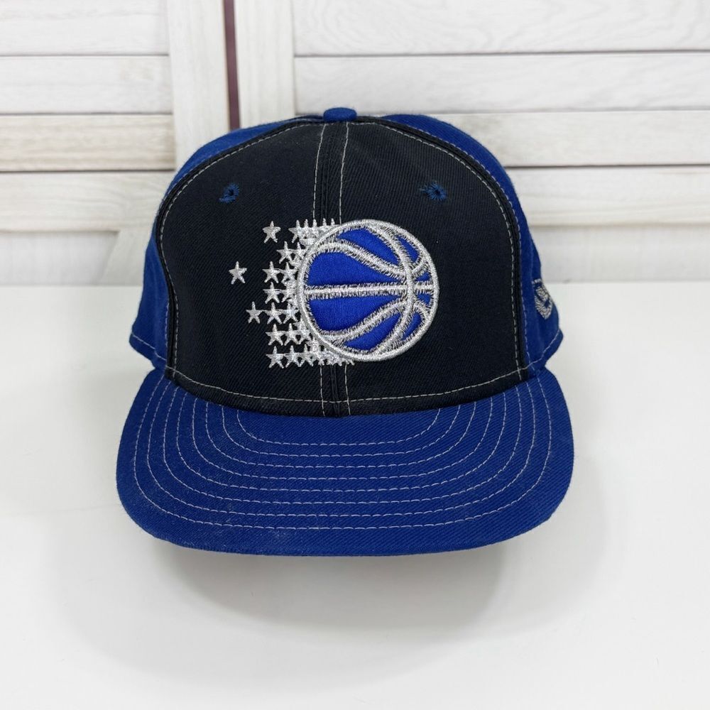 New Era 59Fifty Orlando Magic NBA Colorblock Baseball Hat Fitted Size 6 7/8